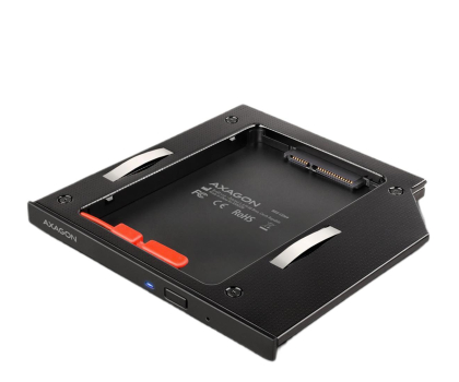 Akcesoria do dysków AXAGON Rama do napędu dysków optycznych na SSD/HDD 2.5”, LED,9.5mm RSS-CD09